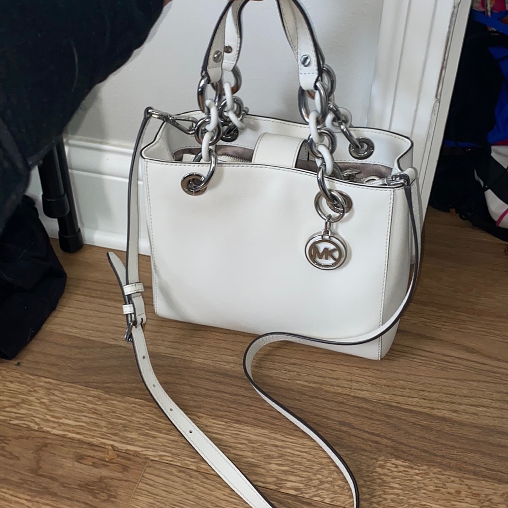 Michael Kors white purse